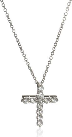 Tiffany & Co. Pre-Owned Tiffany & Co. Platinum Diamond Cross Pendant