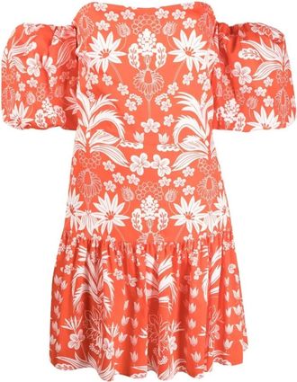 Borgo De Nor Kleedjes, Dames, Oranje, L, Kleedjes