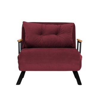Calicosy Sill&oacute;n cama en tela L67 cm - Rojo