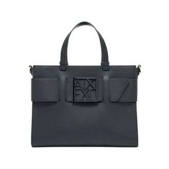 A|X Armani Exchange Tote Bags, female, Black, Size: ONE SIZE Bags