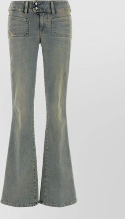 Diesel denim flared trousers