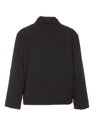 Herno Giacca-camicia in twill - Nero