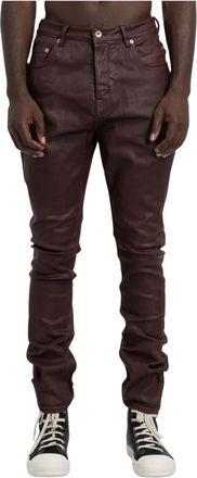 Rick Owens Hombre, Vaqueros, Rojo, Talla: W33
