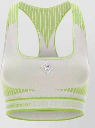 Casablanca seamless racer-neck bralette