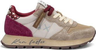 Sun 68 Vintage Casual Sneaker Beige Dames - Dames - Sneakers - Beige - 37 EU - Nylon - Schoenen