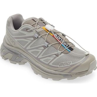 Salomon XT-6 Sneaker in Ghost Gray at Nordstrom, Size 12