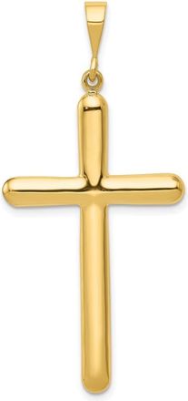 Diamond2Deal 10k Yellow Gold Cross Pendant
