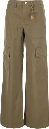 Michael Kors Broeken - Dames - Wijde Broeken - Groen - XS - Broeken