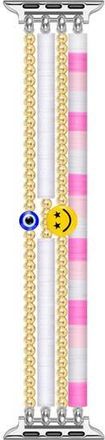 Posh Tech Bestie Beaded Apple Watch Watchband in Pink at Nordstrom Rack