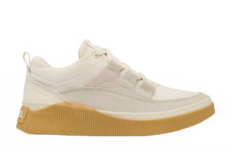 Sorel Womens Out N About Iv Waterproof Low Sneaker In Chalk / Gum