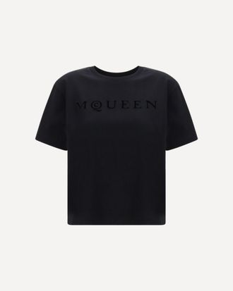 Alexander McQueen Logo T-shirt Female 44