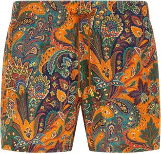 Etro Ba&ntilde;ador con estampado de cachemira y flores de Etro