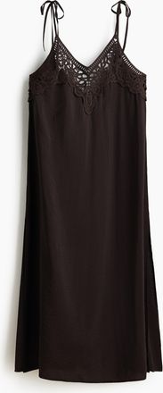 H&M Strandkleid mit Bindetr&auml;gern - Brown