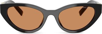 Miu Miu Eyewear Occhiali da sole geometrici - Nero
