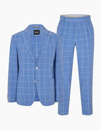 HUGO BOSS Mens Hanry 2pcs 242 10259396 01 - Blue - Size: 44 54