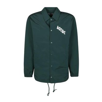 Autry Light Jackets, male, Green, Size: 2XL Logo Jacket