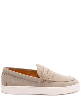 Tod's Su&egrave;de loafers - Beige