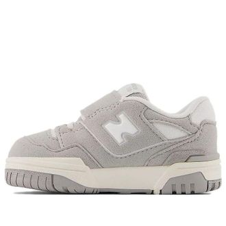New Balance (TD) New Balance 550 Bungee Lace Strap Concrete Suede IHB550NB