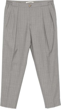 BRIGLIA 1949 Portobellos Pinstripe Pleated Trousers