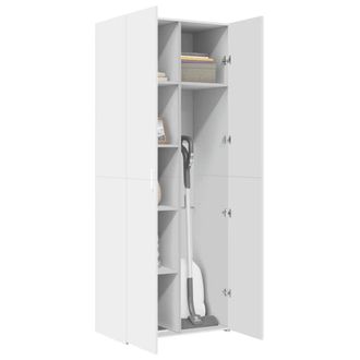 Berkfield Home Highboard White 70x42.5x185 cm Engineered Wood