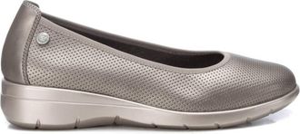 Xti Womens Flat Ballerina In Lead