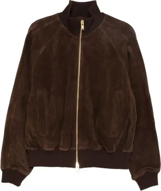 Baracuta Giacca Sportiva Roughout In Pelle Scamosciata-Uomo