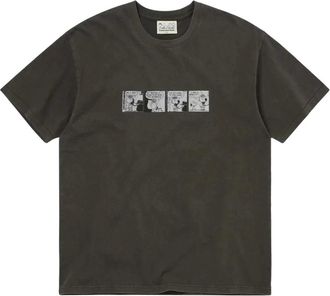 Thisisneverthat Tops, Heren, Zwart, XL, Katoen, TNT Peanuts Comic Strip Tee