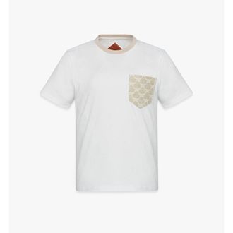 MCM Jacquard Pocket T-shirt In Organic Cotton