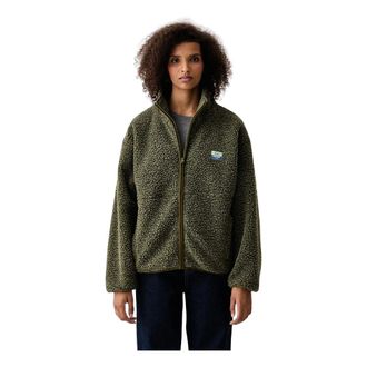 American Vintage Dames, Sweatshirts & Hoodies, Groen, Maat: Xs/S Fleece