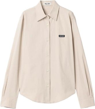 Miu Miu Stretch Poplin Shirt