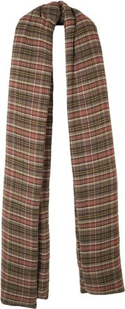 R13 Oversized Gewatteerde Sjaal - Dames - Accessoires - Bruin - Maat: ONE Size Katoen
