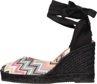 Missoni Eva 60 Wedge - Dames - Sleehakken - Veelkleurig - 39 EU - Leer - Schoenen
