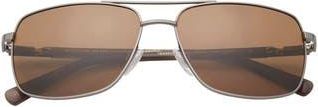 Ted Baker 59mm Navigator Sunglasses in Gunmetal at Nordstrom Rack