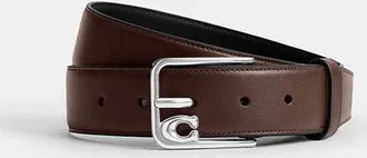 Coach Signature Harness Buckle Belt, 35mm