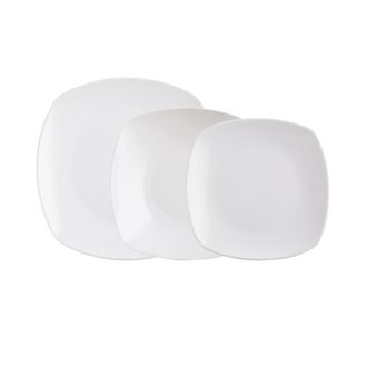 Quid Vajilla 12 piezas porcelana blanca