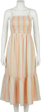 Z Supply Womens Stripe Jazmine Maxi Dress In Multi