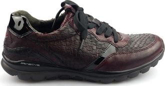 Gabor Rollingsoft Sensitive Wandelschoenen - Dames - Sneakers - Rood - 37 1/2 EU - Leer - Schoenen