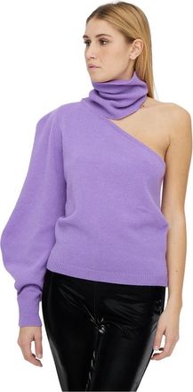 Federica Tosi Blouses - Dames - Spencers - Paars - M - Wol - Truien & Vesten
