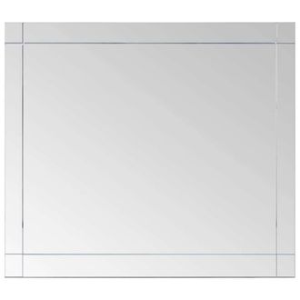 Berkfield Home Wall Mirror 100x60 cm Glass in Silver