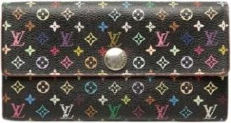 Louis Vuitton Pre-owned Portemonnee / Muntzakje - Dames - Vintage Accessoires - Veelkleurig - ONE Size - Leer - Vintage