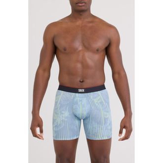 Saxx Multisport Mesh Boxer Briefs in Palm Screen-Faded Dn at Nordstrom, Size Xx-Large