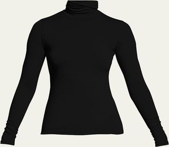 Majestic Filatures Viscose Jersey Turtleneck