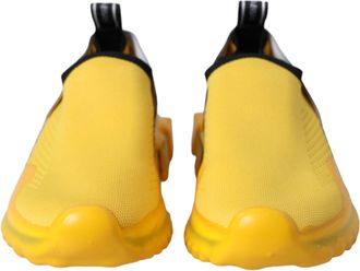 Dolce & Gabbana Yellow Sorrento Slip On Sneakers Women Womens Shoes
