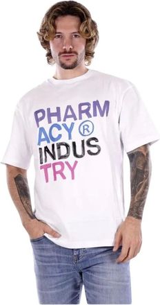 Pharmacy Industry Hombre, Camisetas, Blanco, Talla: L