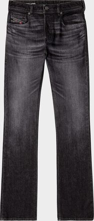 Diesel Men & apos;s D-2007 Straight-Leg Black Denim Jeans