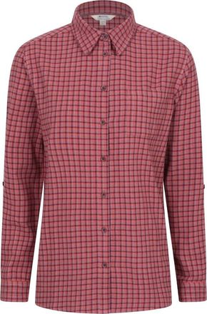 Mountain Warehouse Balsam Brushed Flannel Longline Shirt in Rust at Nordstrom, Size 4