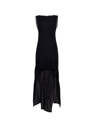 Alaia Ladder Cotton Blend Dress-Donna