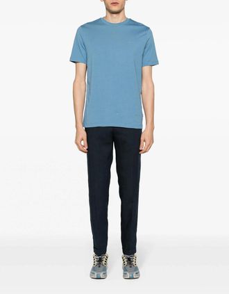 HUGO BOSS Mens Thompson 1 T-Shirt Blue - Size: 38