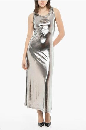 Diesel Maxi Dress D-LYNY Metallic size Xxs