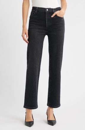 Frame Denim Pixie Le Straight Leg Jeans in Meteor at Nordstrom, Size 25P